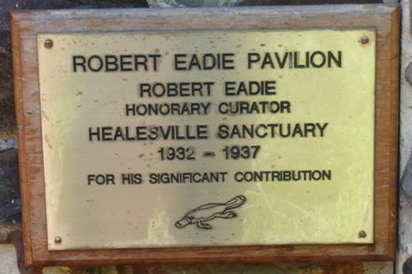 Plaque donated by Robert and Dorothy Barlow
